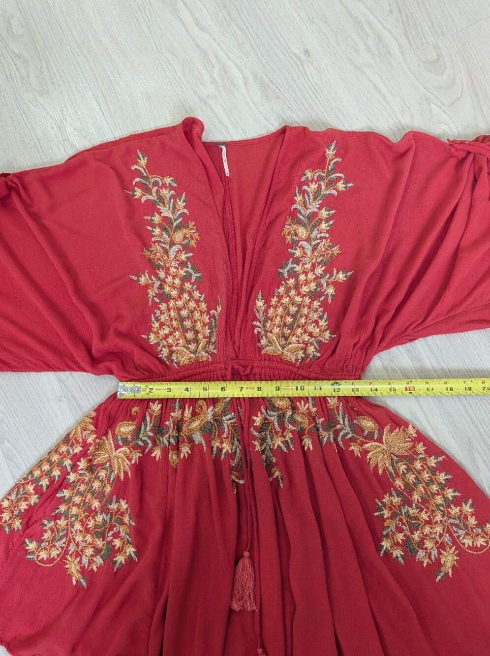 Free People Pretty Pineapple Mini Dress - Picture 9 of 13